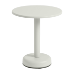Table d'appoint ronde en m�tal gris 42x47cm linear - muuto
