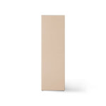 Table d'appoint en verre miroir beige pilier s nude - hkliving
