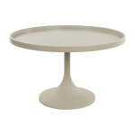 Table basse en acier beige 69x42cm jason - zuiver