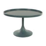 Table basse en acier bleu 69x42cm jason - zuiver