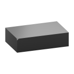 Table basse en acier inoxydable 100x63cm raw - metallbude