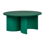 Table basse en acier et placage fr�ne watermelon green 95cm gavo - noo. ma