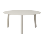 Table basse en aluminium thermolaqu� dune blanche 68cm lilo - vincent sheppard
