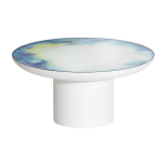 Table basse bleu - jaune 75 cm francis - petite friture