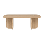Table basse en bois clair 120x60x41, 5cm becaj - home design