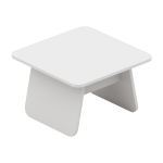 Table basse carr�e en bois de ch�ne blanc 60x60x38cm momoko - emko