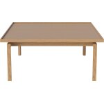 Table basse carr�e en ch�ne huil� 96x96cm elton - bolia