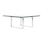 Table basse carr�e en verre 95x95x42cm ch106 - carl hansen & s�n