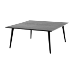 Table basse en ch�ne massif laqu� noir 90 x 90 x 40 cm in between sk24 - &tradition