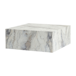 Table basse effet marbre 90x35cm prizma - home design