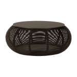 Table basse d'ext�rieur d77 cm noir ivo - vincent sheppard