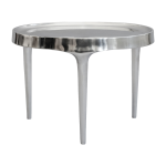 Table basse en fonte d'aluminium chrome 50x35cm phantom - 101 copenhagen