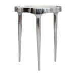 Table basse en fonte d'aluminium chrome 50x40cm phantom - 101 copenhagen
