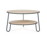 Table basse gris ardoise 70 cm eug�nie - hart�