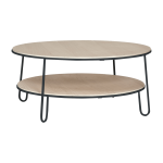 Table basse gris ardoise 90 cm eug�nie - hart�