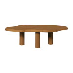 Table basse en iroko 130 x 70 cm outdoor - gabrielle paris