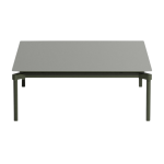 Table basse de jardin carr�e vert bouteille 70x70cm fromme - petite friture