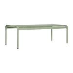 Table basse de jardin vert p�le en acier �lectro - galvanis� 114x38cm dapple - ferm living