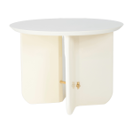 Table basse laqu�e ivoire small be good - red edition