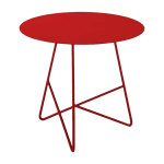Table basse en m�tal rosso papavero 96x61x50cm ermione 50 - meme design