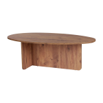 Table basse ovale en bois 120x65x40cm orba - home design
