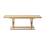 Table basse pliable en ch�ne naturel 130 x 46 cm j�ger - audo