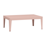 Table basse rectangulaire baby pink zef - mati�re grise
