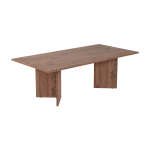 Table basse rectangulaire en bois 119x69x40cm sabin - home design