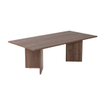 Table basse rectangulaire en bois fonc� 119x69x40cm sabin - home design