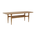 Table basse rectangulaire en fr�ne fonc� 47 cm fox - 366 concept