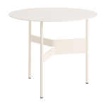 Table basse ronde en acier �cru 54x44cm shim - hay