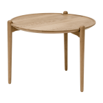 Table basse ronde en ch�ne 60 cm aria - design house stockholm