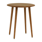 Table basse ronde en fr�ne fonc� 55 cm fox - 366 concept