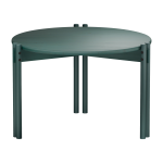 Table basse ronde en pin vert 60x40cm sticks - karup design