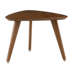 Table basse triangulaire en fr�ne fonc� 38 cm s�rie 366 - 366 concept