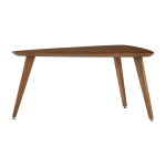 Table basse triangulaire en fr�ne fonc� 42 cm fox - 366 concept