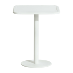 Table de bistrot carr�e outdoor blanche week end - petite friture