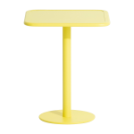 Table de bistrot carr�e outdoor jaune week end - petite friture