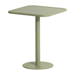 Table de bistrot carr�e outdoor vert jade week end - petite friture