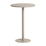 Table de bistrot de jardin ronde en aluminium dune 105cm week end - petite friture