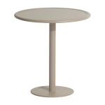 Table de bistrot de jardin ronde en aluminium dune 75cm week end - petite friture