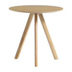 Table bistrot ronde en bois de ch�ne laqu� 50x49cm cph 20 2. 0 - hay