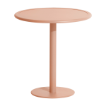 Table de bistrot ronde outdoor rose blush week end - petite friture