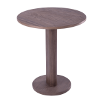 Table bistrot ronde avec pied central rond galta - kann design