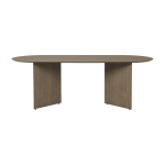 Table en bois ovale marron 220 cm mingle - ferm living