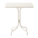 Table de caf� carr�e en acier ivoire 70 cm thorvald sc97 - &tradition