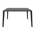 Table en ch�ne massif huil� teint� noir 130 x 130 cm graceful - bolia