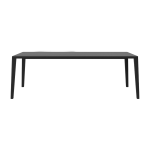 Table en ch�ne massif huil� teint� noir 95 x 220 cm graceful - bolia