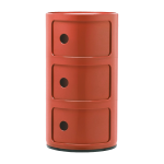 Table de chevet ambre 3 tiroirs componibili - kartell