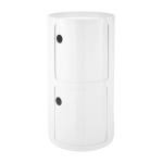Table de chevet blanche 2 tiroirs componibili classic big - kartell